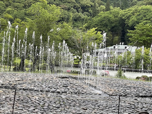 吉香公園の噴水