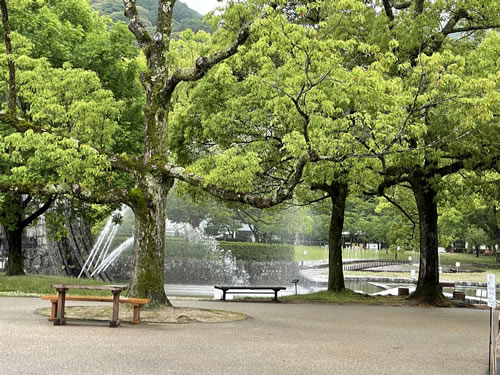 吉香公園の噴水