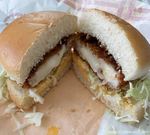 2025　マックのグラコロの断面